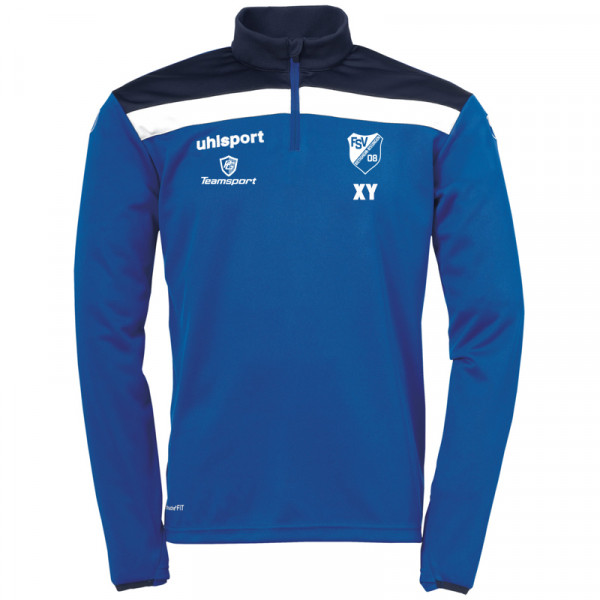 Offense23 Zip Top / azurblau