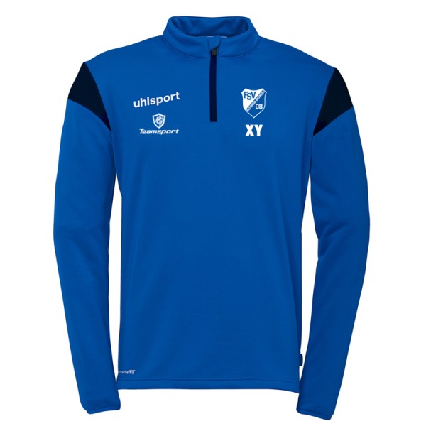 Squad 27 1/4 Zip Top / azur
