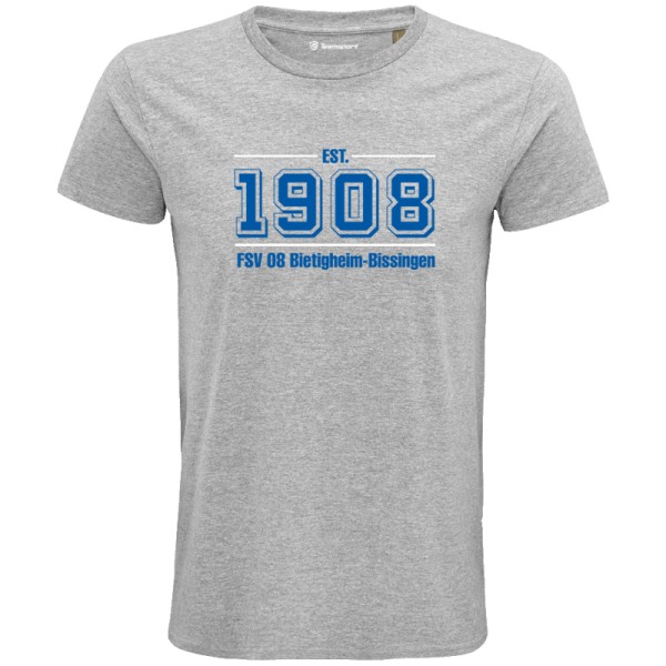 T-Shirt "1908" / Kinder / Herren - grau