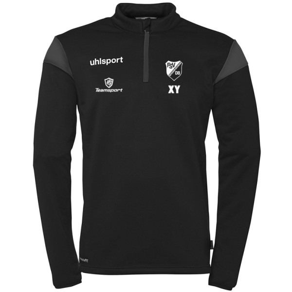 Squad 27 1/4 Zip Top / schwarz