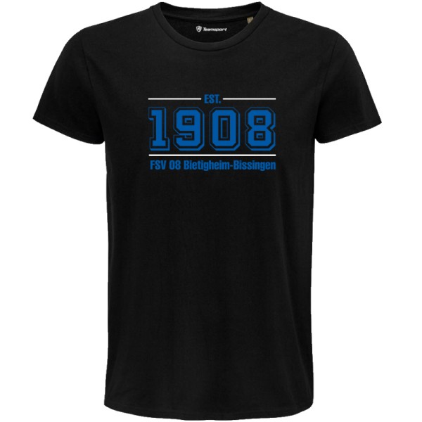 T-Shirt "1908" / Kinder / Herren - schwarz