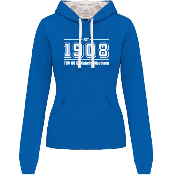 Hoodie "1908" / Damen - blau