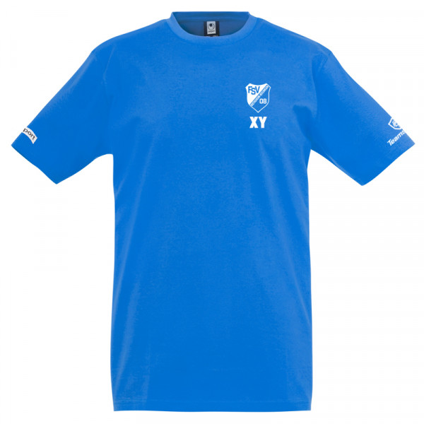Team T-Shirt / azurblau